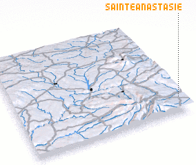 3d view of Sainte-Anastasie