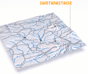 3d view of Saint-Anastaise