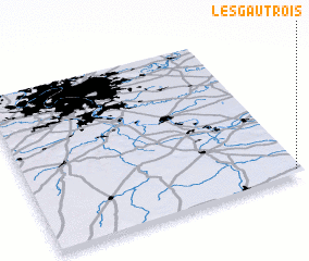 3d view of Les Gautrois