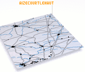 3d view of Aizecourt-le-Haut