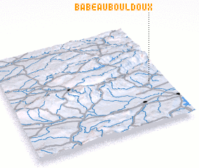 3d view of Babeau-Bouldoux