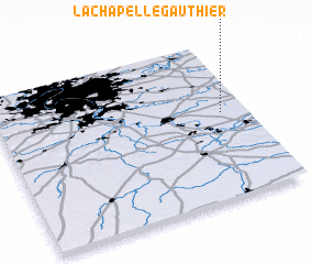 3d view of La Chapelle-Gauthier