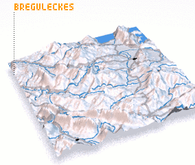 3d view of Bregu-Leckës