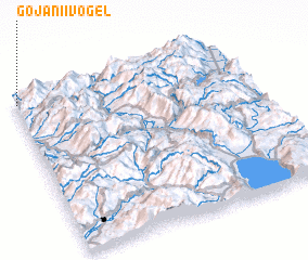 3d view of Gojani i Vogël