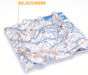 3d view of (( Beluç i Sipërm ))