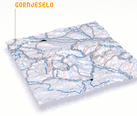 3d view of Gornje Selo