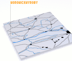 3d view of Worowice-Wyroby