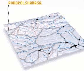 3d view of Pohorelská Maša