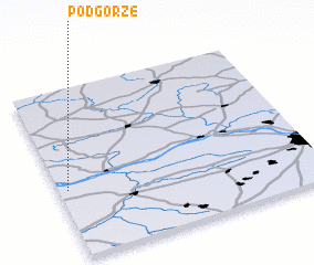 3d view of Podgórze