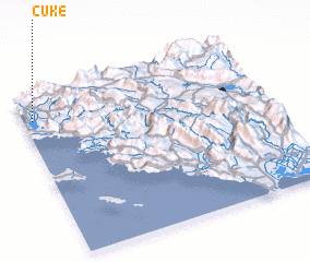 3d view of Çukë