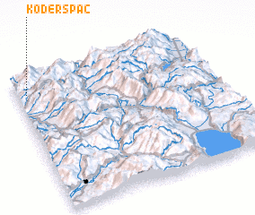 3d view of Kodër-Spaç