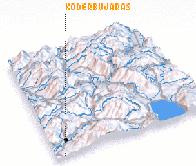 3d view of Kodër-Bujaras