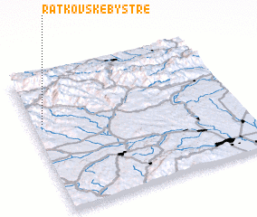 3d view of Ratkovské Bystré