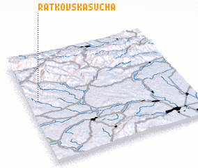 3d view of Ratkovská Suchá