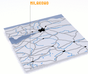 3d view of Miłakowo