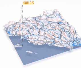 3d view of Kávos