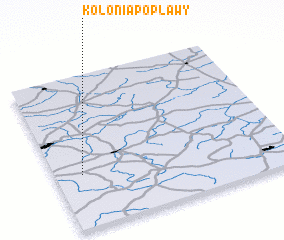 3d view of Kolonia Popławy