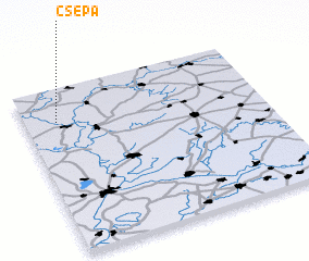 3d view of Csépa