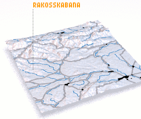3d view of Rákošská Baňa