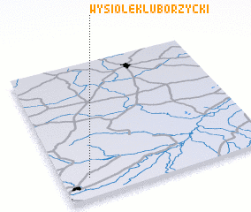 3d view of Wysiółek Luborzycki