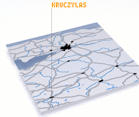 3d view of Kruczy Las