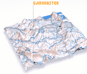 3d view of Gjirokastër