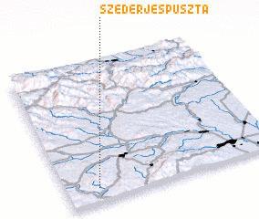 3d view of Szederjespuszta