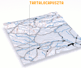 3d view of Tartalócapuszta