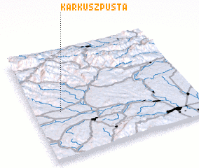 3d view of Karkusz Pusta