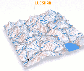 3d view of Lleshan