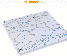 3d view of Dziewiecioły