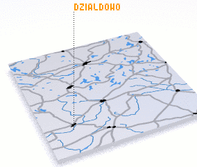 3d view of Działdowo