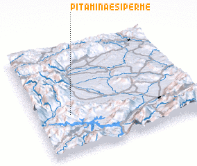 3d view of Pitamina e Sipërme