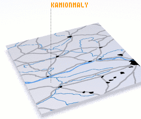 3d view of Kamion Mały