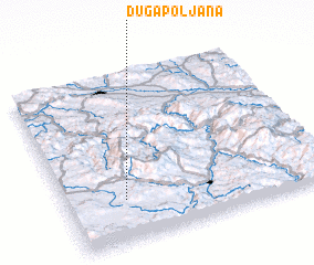 3d view of Duga Poljana