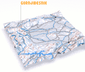 3d view of Gornji Besnik