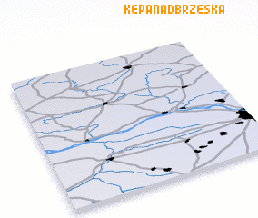 3d view of Kępa Nadbrzeska