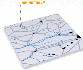 3d view of Komunin Nowy