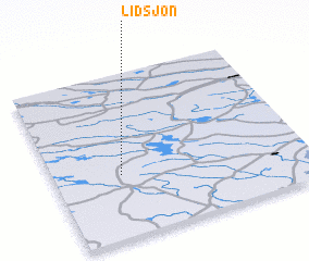 3d view of Lidsjön