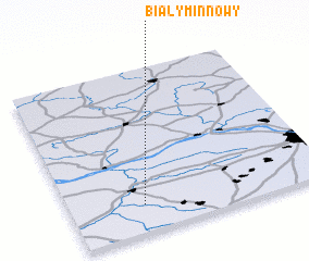 3d view of Białymin Nowy