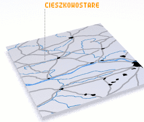 3d view of Cieszkowo Stare