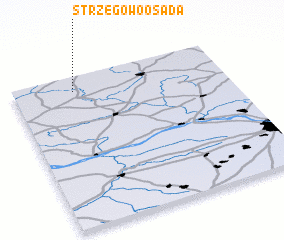 3d view of Strzegowo-Osada