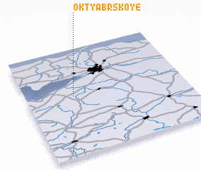3d view of Oktyabrʼskoye