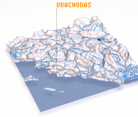 3d view of Vrachonás