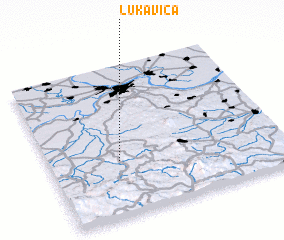 3d view of Lukavica