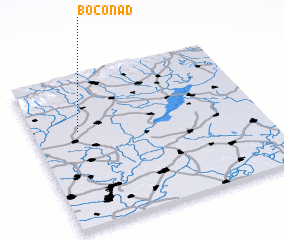 3d view of Boconád