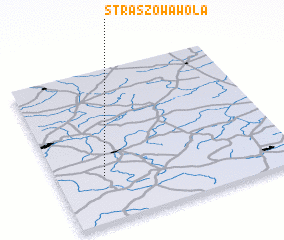 3d view of Straszowa Wola