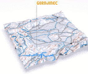 3d view of Gornji Nec