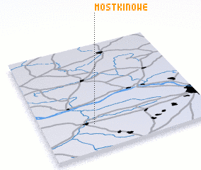 3d view of Mostki Nowe