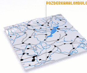 3d view of Pozderkahalomdůlő